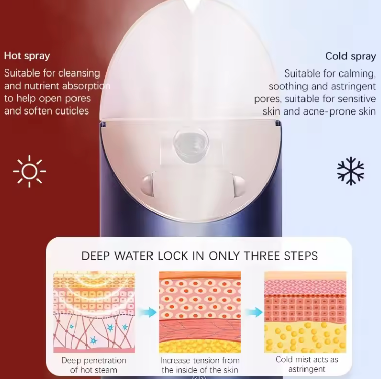 Brumea HydraBloom Appareil Facial à Double Mode